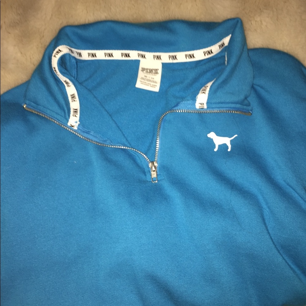 VICTORIA SECRET “PINK” half-zip up sweater